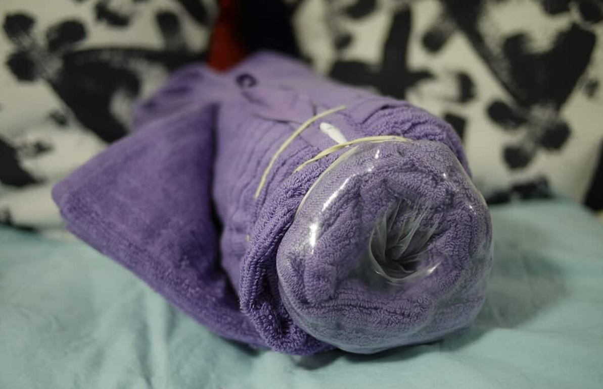 When we say easy, rolling your regular towel and folding it in two is proba...